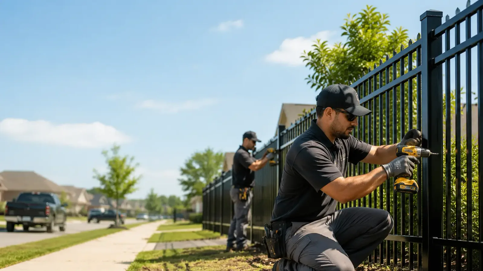 Metal Fence Installation in Damascus, VA